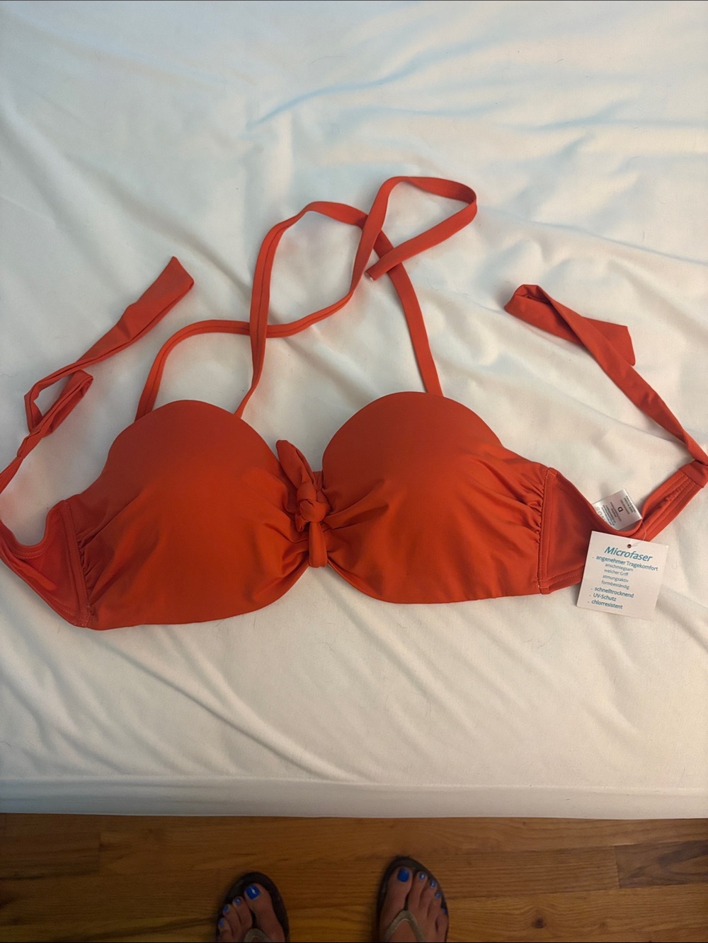 Venus  Tie-Front Bikini Top